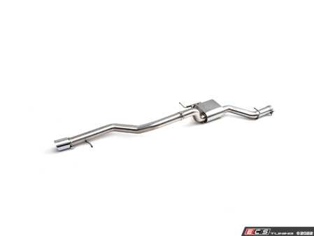 ES#4660686 - 013937LA03 - VW B7 Passat 1.8T Performance Catback Exhaust System - In-house engineered for B7 Passat enthusiasts! Featuring T304 SS Tig-welded 3" tubing and a straight through perforated core muffler. - ECS - Volkswagen