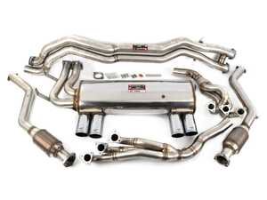 ES#3698272 - 044001KT3 - Full Supersprint Exhaust System - Sport (63.5mm) - Full stainless steel exhaust system with sport cats and sport sound muffler for added power and sound! - Supersprint - BMW