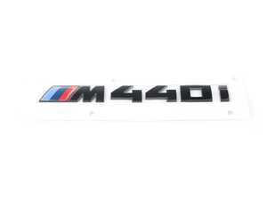 ES#4189006 - 51142472852 - BMW M Model Badge - Black High-Gloss - M440i - High Gloss M Badge - Genuine BMW M Performance - BMW
