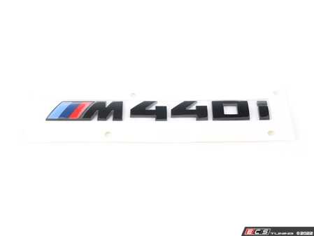 ES#4189006 - 51142472852 - BMW M Model Badge - Black High-Gloss - M440i - High Gloss M Badge - Genuine BMW M Performance - BMW