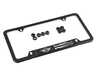 ES#4562864 - 51805A5CFB4 - MINI Black Jack/Wings License Plate Frame - Black - Priced Each - Surrounds the plate in MINI style - Genuine MINI - MINI