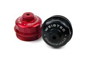 ES#4667304 - 01-156-02063-4 - Mercedes-Benz M156 & M159 Billet Oil Filter Cap - Red - Featuring a Anodized Red Finish - Weistec - Mercedes Benz