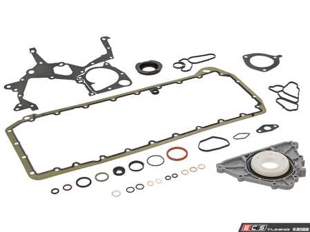 ES#4667363 - 11110421208 - Crankcase Cover Gasket Set - All of the gaskets you need to re-seal the engine block. - Elring - BMW