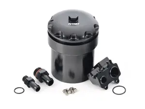 Turner Triple Baffled Power Steering Reservoir - Angled Mount