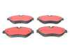ES#4485393 - 0064208420 - Front Brake Pad Set - Premium NAO Ceramic OE Equivalent Pad - Brembo - Mercedes Benz