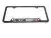 ES#4562864 - 51805A5CFB4 - MINI Black Jack/Wings License Plate Frame - Black - Priced Each - Surrounds the plate in MINI style - Genuine MINI - MINI