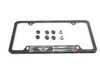 ES#4562864 - 51805A5CFB4 - MINI Black Jack/Wings License Plate Frame - Black - Priced Each - Surrounds the plate in MINI style - Genuine MINI - MINI