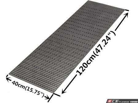ES#4668531 - 51110139106 - Universal ABS Grille Plastic 47.2"x15.7"x0.16"  - Cut to fit for multiple applications Honeycomb design - Bremmen Parts - MINI