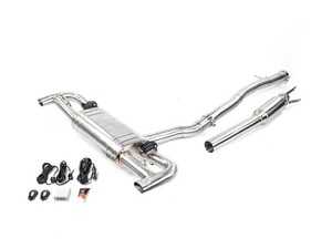 ES#4668584 - VR-CLA45-170S - Stainless Valvetronic Exhaust System - Incorporates with factory exhaust outlet on the rear bumper - VR Performance  - Mercedes Benz