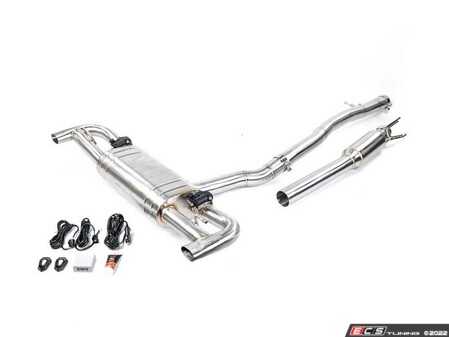 ES#4668584 - VR-CLA45-170S - Stainless Valvetronic Exhaust System - Incorporates with factory exhaust outlet on the rear bumper - VR Performance  - Mercedes Benz