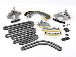 ES#4159771 - 079109469ALKT3 - Timing Chain Kit - Ultimate - Includes new tensioners, guide rails, chains, & securing hardware to service your timing chain - Assembled By ECS - Audi