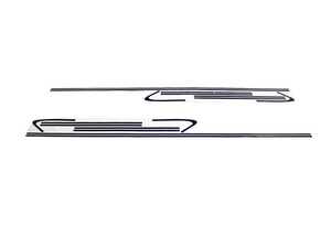 ES#4668693 - VR-9J1-700GB - Chrome Delete Vinyl Kit - Glass Black - Pre-cut for easy installation! - Vivid Racing - Porsche