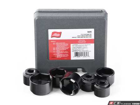 ES#4362579 - 13270 - 3/8" Low Profile Oil Filter Socket Set (24mm-36mm) - Contains 7 of the most popular size filter cartridge sockets - Lisle - Audi BMW Volkswagen Mercedes Benz MINI Porsche
