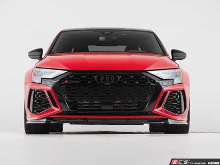ES#4699069 - 048098la01KT - Audi 8Y RS3 Front Lip - Gloss Black - Upgrade the exterior styling of your 8Y RS3! - ECS - Audi