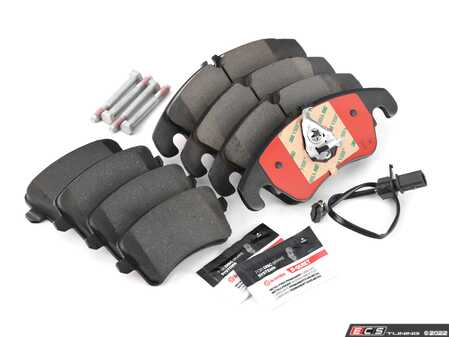ES#4493039 - 8k0698151h2KT - Front & Rear Premium Ceramic Brake Pad Kit - Brembo NAO Ceramic pads are designed to deliver improved comfort and reduced pad wear - Brembo - Audi