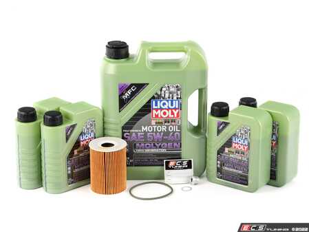 ES#3675490 - 948107222000KT2 - Liqui Moly Molygen Oil Service Kit (5w-40) - Includes Hengst filter and Liqui Moly Molygen New Generation A40 Spec oil - Assembled By ECS - Porsche
