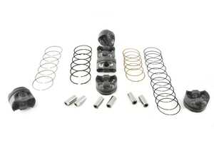 ES#4414302 - 930000045 - MAHLE Forged Piston Kit 87.50mm - S54 - 3.2L - Forged, 2618. Phosphate + Grafal + Hard Anodized top ring groove - Mahle Motorsports - BMW