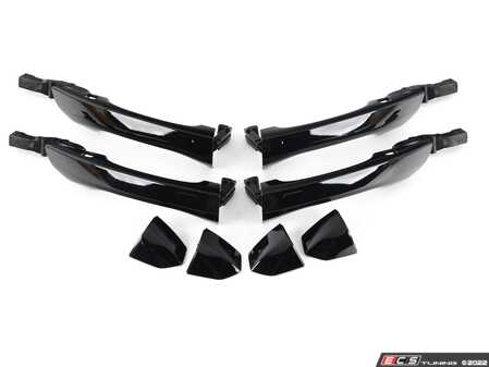 ES#4136131 - ZAW071600TDSP - Black Optic Door Handle Kit - Give your Audi the aggressive back optic look - Genuine Volkswagen Audi - Audi