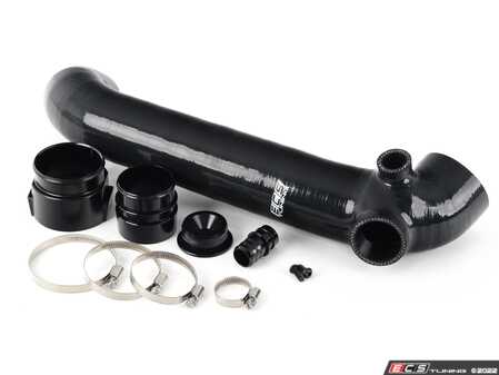 ES#4667133 - 018900la03KT - MK6 / MK7 Jetta 1.4T Silicone Turbo Outlet Hose Kit - Black - Improve airflow and reduce restrictions with our High Flow Turbo Outlet Hose Kit! - ECS - Volkswagen