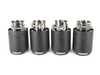 ES#4508295 - S46013CF - 3" Cat Back, Quad Split Rear Exit, Valve Delete, T304 With Carbon Fiber Tips - +21% increase in flow over factory mufflers. - MBRP - Audi