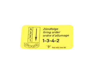 ES#3271699 - 94460254400 - STICKER - Genuine Porsche - 