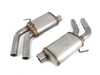 ES#4508295 - S46013CF - 3" Cat Back, Quad Split Rear Exit, Valve Delete, T304 With Carbon Fiber Tips - +21% increase in flow over factory mufflers. - MBRP - Audi