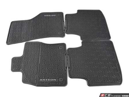 ES#3613714 - 3G8061550 - Monster Mats Floor Mat Set - Arteon - Complete set of all-season floor mats with "Arteon" logo - Genuine Volkswagen Audi - Volkswagen