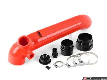 ES#4667134 - 018900la04KT - MK6 / MK7 Jetta 1.4T Silicone Turbo Outlet Hose Kit - Red - Improve airflow and reduce restrictions with our High Flow Turbo Outlet Hose Kit! - ECS - Volkswagen