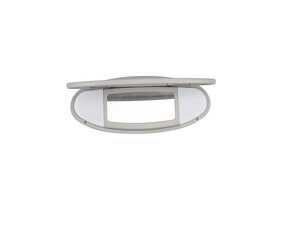 ES#4669446 - 51167339377 - Sun Visor / Mirror Illumination Section Only Hellu Gray (HellGrau) Light Gray - Priced Each - Replace your broken or missing visor mirror section - Bremmen Parts - MINI
