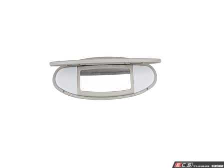 ES#4669446 - 51167339377 - Sun Visor / Mirror Illumination Section Only Hellu Gray (HellGrau) Light Gray - Priced Each  - Replace your broken or missing visor mirror section - Bremmen Parts - MINI