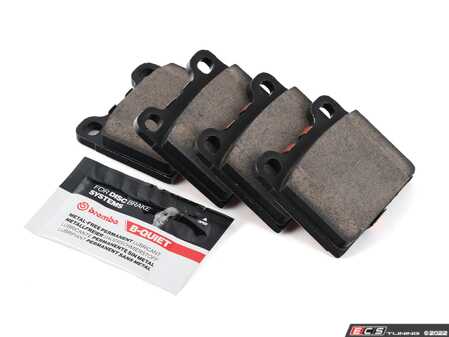 ES#4485349 - 0014209320 - Rear Brake Pad Set - Ceramic - Does not include new wear indicator - Brembo - Mercedes Benz