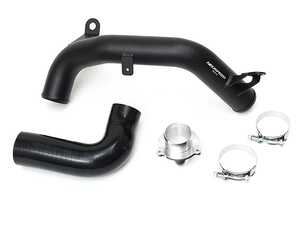 ES#4673564 - 48.02.49 - HI-FLO Turbo Discharge Conversion - Black - Remove serious restriction from the discharge side of the turbocharger - Neuspeed - Audi Volkswagen