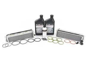 ES#4475593 - 06E145621SKT2 - Supercharger Intercooler Kit - Everything needed to replace failed heat exchangers. - Genuine Volkswagen Audi - Audi