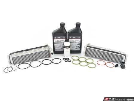 ES#4475593 - 06E145621SKT2 - Supercharger Intercooler Kit - Everything needed to replace failed heat exchangers. - Genuine Volkswagen Audi - Audi