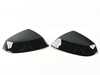ES#4136126 - ZAW071600AEDSP - Black Optic Mirror Caps  - Ideal for those looking to add a competition-inspired touch to their vehicle - Genuine Volkswagen Audi - Audi