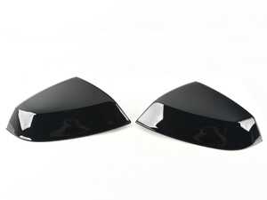 ES#4136126 - ZAW071600AEDSP - Black Optic Mirror Caps  - Ideal for those looking to add a competition-inspired touch to their vehicle - Genuine Volkswagen Audi - Audi