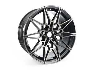 ES#4420688 - 36119501479 - DISC WHEEL LA JET BLACK SOLI - Genuine BMW - BMW