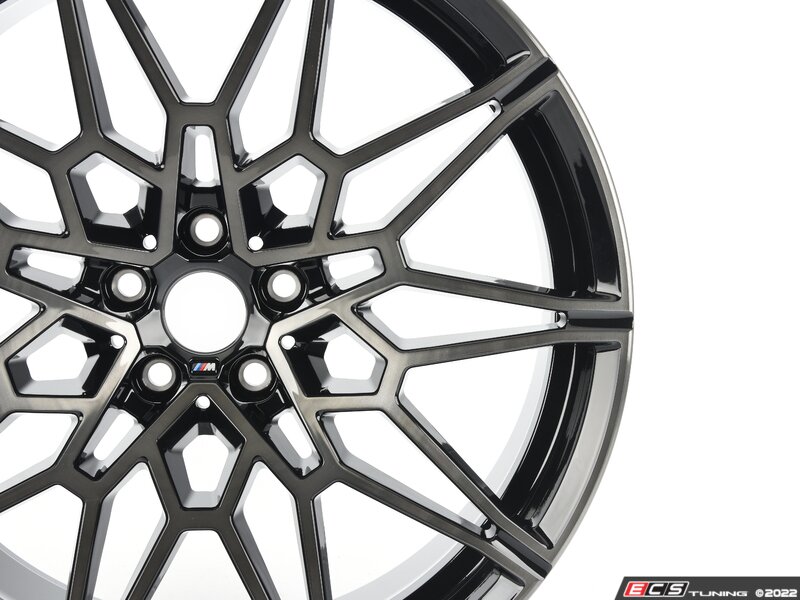 Genuine BMW - 36119501479 - DISC WHEEL LA JET BLACK SOLI (36-11-9-501-479)