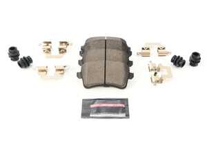 ES#3991019 - Z23-1386 - Z23 Evolution Sport Rear Brake Pad Set - Carbon fiber infused low-dust ceramic brake pads with hardware - Power Stop - Audi