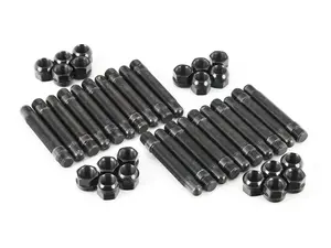 75mm Bullet Nose Stud & Nut Bundle - Ball Seat - Set Of 20