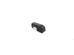 ES#392418 - 4F0881672A01C - Seat Rail Cover Cap - Satin Black - Priced Each - Fits over the channel cover - Genuine Volkswagen Audi - Audi