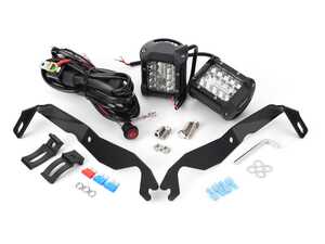 ES#4674253 - ledditchlightKT - E53 Ditch Light Bracket + LED Lighting Package - Led lights and wiring harness to go with ditch light brackets for your E53. A one-click-buy solution for adding additional off road lighting with factory mounting! - Assembled By ECS - BMW