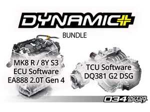 ES#4877151 - 034-103-2765A - 8Y Audi S3 EA888.4 Dynamic+ Performance Software Package - Unleash up to 455HP/431TQ by transforming your VW/Audi EA888.4 with Dynamic+ Tuning - delivering ultimate power, drivability, reliability, and enhanced features! - 034Motorsport - Audi