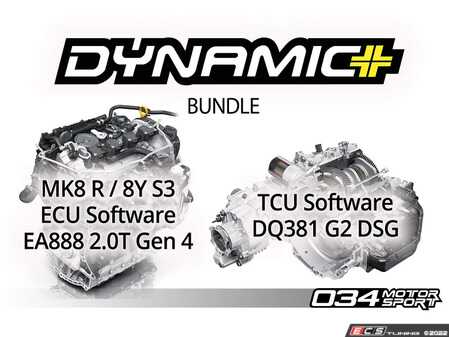 ES#4674251 - 034-103-27652 - MK8 VW Golf R EA888.4 Dynamic+ Performance Software Package - Unleash up to 455HP/431TQ by transforming your VW/Audi EA888.4 with Dynamic+ Tuning - delivering ultimate power, drivability, reliability, and enhanced features! - 034Motorsport - Audi Volkswagen