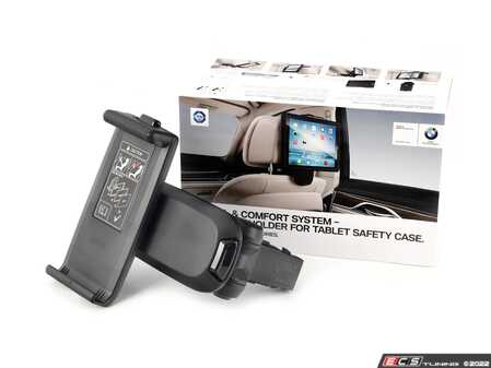 ES#3198707 - 51952408224 - Seat Back Tablet Holder - Connects to the front seat head rests, giving your back seat passengers a comfortable viewing experience. - Genuine BMW - BMW MINI