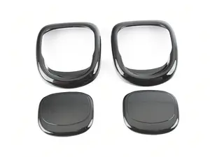 Front Seat Release Handle Covers Gloss Black - Set Of 4 