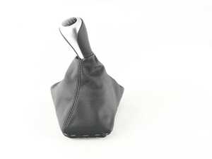 ES#2177671 - 25117592906 - Leather Shift Knob With Boot/6-Speed - Perlglanz Chrom - Genuine BMW - BMW