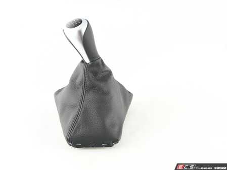 ES#2177671 - 25117592906 - Leather Shift Knob With Boot/6-Speed - Perlglanz Chrom - Genuine BMW - BMW