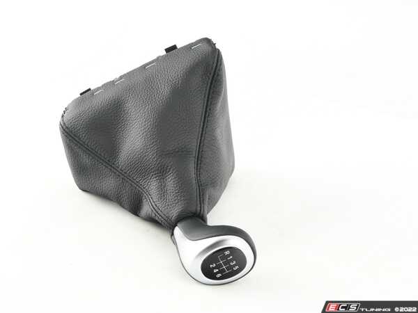 Genuine BMW - 25117592906 - Leather Shift Knob With Boot/6-Speed ...