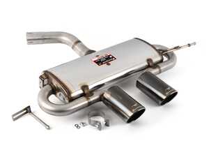 ES#3056121 - 889336 - Supersprint Rear Muffler System - Dual Black Round Tips - 100% Handcrafted in Italy - Supersprint - Volkswagen